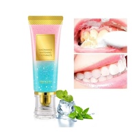 Dentifrice à la menthe blanchissant à la niacinamide et aux probiotiques, marque privée, pour soins bucco-dentaires, anti-caries, nettoyage en profondeur, OEM/ODM