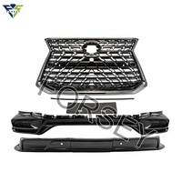 Kit de carrosserie LX570 sport plus style kuro édition lx blanc et noir kit de carrosserie grille pare-chocs avant 2021