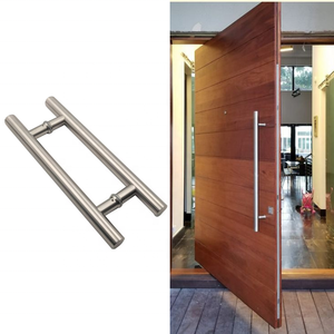 Acier inoxydable 201 personnalisé rond extérieur poignée <span class=keywords><strong>de</strong></span> porte en bois poignée <span class=keywords><strong>de</strong></span> porte avant en métal <span class=keywords><strong>salle</strong></span> <span class=keywords><strong>de</strong></span> <span class=keywords><strong>bain</strong></span> douche Push Pull poignée <span class=keywords><strong>de</strong></span> porte en verre - Product Image 1