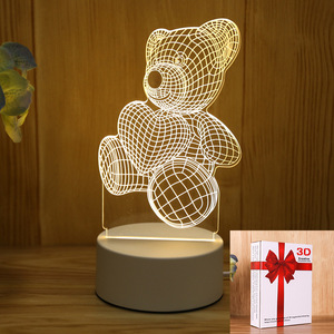 3D Night <strong>Lights</strong> Optical Illusion Lamps USB <strong>Plug</strong> LED Night Lamps Acrylic <strong>Light</strong> Bedroom Home Decor Night <strong>Lights</strong> - Product Image 3