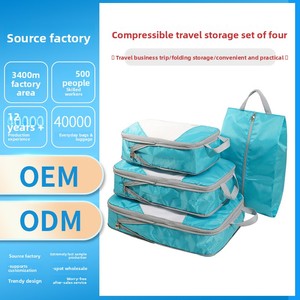 Cubos <span class=keywords><strong>de</strong></span> Compresión Oxford con Logotipo Personalizado OEM: Juego <span class=keywords><strong>de</strong></span> 4 Bolsas Organizadoras <span class=keywords><strong>de</strong></span> Equipaje Expandibles para Viaje, Fabricantes ODM - Product Image 2