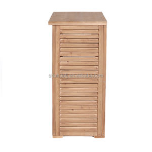 SDGS008 Boîte <span class=keywords><strong>de</strong></span> rangement <span class=keywords><strong>de</strong></span> jardin-Coffre à coussin en bois <span class=keywords><strong>de</strong></span> sapin avec <span class=keywords><strong>toit</strong></span> imperméable, marron - Product Image 3