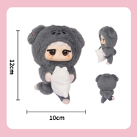 En stock : Breloque de sac 12 cm, Peluche porte-clés Miiloo's the Snoozy Me, Boîte surprise mystère pour enfant et adulte