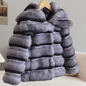 Abrigo de Invierno para Niñas, Manga Larga, Estilo Macaron, Peluche Suave, OEM, Venta al Por Mayor - Product Image 1