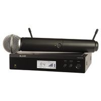 Microphone de studio portable BLX4R de haute qualité BLX4 BLX24R PG58 BETA58 micro sans fil pour les performances sur scène