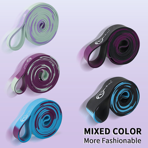 Zhensheng venta al por mayor precio de fábrica personalizado látex elástico Fitness <span class=keywords><strong>Loop</strong></span> bandas de resistencia Set Pull up Assist banda bandas de resistencia - Product Image 5