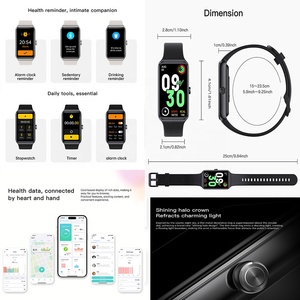 OEM ODM Đầy Đủ Màn Hình Cảm Ứng Ban Nhạc Thông Minh 100 + Thể Thao Chế Độ Nhịp Tim Oxy Máu Theo Dõi Thể Thao Vòng Đeo Tay Thông Minh Đồng Hồ - Product Image 5