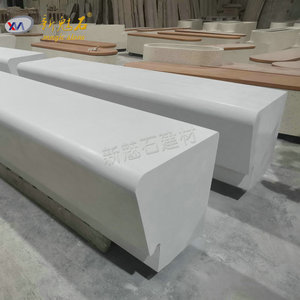 New Magic Stone Fair-Faced Concrete <b>Bench</b> Customized Specifications Hollow Structure <b>Indoor</b> Outdoor Landscape Seating - Product Image 3