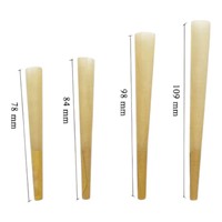 Cônes en papier blancs et bruns pré-roulés 84mm 98mm 109mm 1000 pièces par boîte Tube enroulable avec filtre en papier