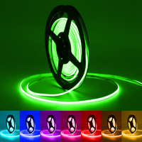 Lampu Strip LED Ultra Tipis 5V COB 2.7mm 3mm Tanpa Titik, Smart 12V Multiwarna Fleksibel, CRI Tinggi, Mini LED Strip Tape Light CE
