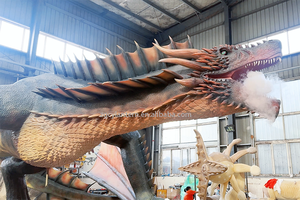 Tùy chỉnh cuộc sống Kích thước Fly rồng animatronic Halloween cơ khí rồng mô hình cho bán - Product Image 4