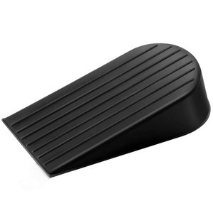 Cross-Border Heavy Duty Black <strong>Rubber</strong> Door <strong>Stop</strong> Plus Size Floor Card Wedge Sturdy Door Bottom for Card &amp; Door Stoppers - Product Image 1