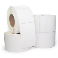 Rouleau d'étiquettes thermiques autocollantes durables 4x6, résistantes à l'eau et à la chaleur, pour imprimantes thermiques sensibles à la chaleur de transport