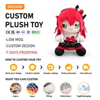 Figurine en peluche personnalisée d'animal de dessin animé, jouet doux, poupée articulée style anime, rembourrée en coton, mini figurine de collection, cadeau