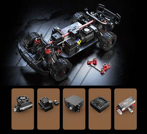 Voiture RC MJX 14211 1/14 Brushless 4WD Drive Voiture tout-terrain à l'échelle réelle du désert 47-70KM/H Véhicule à grande vitesse Jouets RTR - Product Image 5