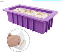 Moule à savon en Silicone transparent, grand moule à savon personnalisé pour le pain fait main, nourriture de bébé