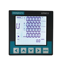 Medidor de Energía Trifásico Modbus RS485, Medidor Digital LCD, Analizador de Energía, Medidor de kWh Trifásico, Clase 0.5 de Precisión