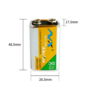Batteria alcalina 9V, batteria da <span class=keywords><strong>9</strong></span> volt, microfono universale per microfono senza fili batteria 6 lr61 - Product Image 3