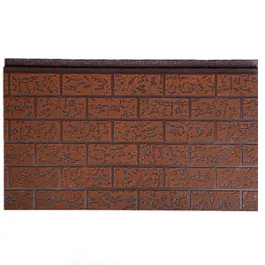 Factory Sale Moisture-proof Decoration Design Wood Grain Construction PU Wall Panel