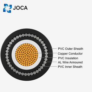 Cable de Alimentación NYR(AL)Y <span class=keywords><strong>NAR</strong></span>(AL)Y 0.6KV 1KV STA PVC, Conductor de Cobre y Aluminio, Entierro Directo Industrial - Product Image 6