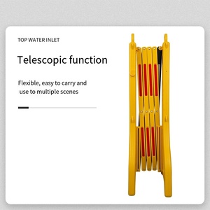 Nhựa có thể thu vào thành phố lan can gấp xây dựng cách ly vành đai lan can hàng rào giao thông di chuyển tạm thời - Product Image 6