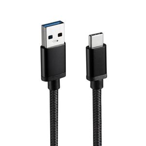 Cable de datos USB 3.0 a tipo C de 1 m con trenzado de nailon para carga rápida de teléfonos móviles. - Product Image 5