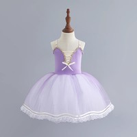 HIPPO ENFANTS Professionnel Ballet Tutu pour Enfant Enfants Ballerine Danse Costumes Jarretelles Justaucorps Robe pour Filles Ballet Tutu Robe