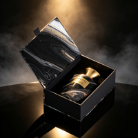 Flacon de parfum en verre avec logo personnalisé, design arabe unique de Dubaï, 50 ml, 100 ml, boîte cadeau, marque privée