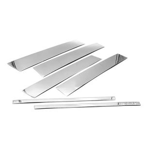 Pour 1997-2017 Ford <span class=keywords><strong>Expedition</strong></span> Acier Inoxydable Chrome Fenêtre Pilier Post Garniture 6PC - Product Image 1