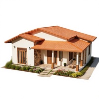 Casa Modular Moderna de Acero Ligero, Estándar Neozelandés, Resistente al Viento, Ecológica, Personalizable, Edificio de Oficinas, Apartamento, Construcción Rápida