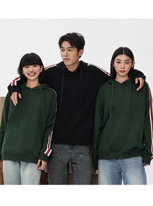 เสื้อฮู้ดผู้ชายไซส์ใหญ่พิเศษ380ก. เสื้อมีฮู้ดปักลายแบบเรียบสำหรับใส่เล่นกีฬาฤดูใบไม้ร่วง - Product Image 4