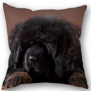 Personnalisé Caucasien Berger <span class=keywords><strong>Chien</strong></span> Taie D'oreiller Coton Lin Tissu Carré Fermeture Éclair Taie D'oreiller 45X45cm De Mariage Décoratif Taie D'oreiller - Product Image 2