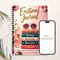 Nouveau Journal d'Humeur A5 à Spirale : Suivi Quotidien de la Gratitude, de l'Optimisme et du Bonheur, Édition Portable pour le Bien-être Personnel – Idéal Cadeau