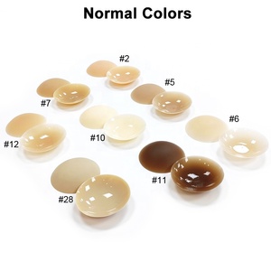 <span class=keywords><strong>Soutien</strong></span>-<span class=keywords><strong>gorge</strong></span> Invisible <span class=keywords><strong>Adhésif</strong></span> Poitrine Réutilisable Pasties Silicone Pads 10cm Nipple Cover Avec Étui - Product Image 3