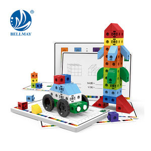 Emay-Juego de bloques de construcción para niños, juego de bloques de construcción de aleación de aluminio para niños - Product Image 3