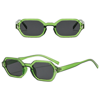 Lunettes de soleil tendance DL UV400 Cat Eye Polygon Small Frame