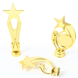 Pièces de trophée étoile personnalisées de vente chaude pour danser des événements de chant décoration de trophée bon prix accessoires de trophée en plastique - Product Image 4