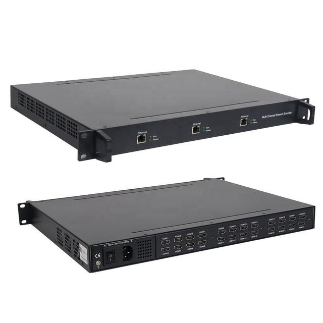 KUNUOMAGIC DVB System H264 H265 32-Channel IP HLS/RTMP UDP Multicast TS 1080P Full HD Video Multiplexer Encoder Headend Systems