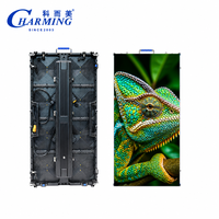 P3 91 Layar LED Acara Luar Ruangan 500x1000mm Kecerahan Tinggi 4500 Nits Kabinet Aluminium Sewa Panggung Video Wall