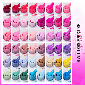 Proveedores de Uñas Vendeeni, Muestra Gratuita para Salón, Set de 48 Colores de Esmalte de Uñas en Gel, Libre de TPO y HEMA, OEM, Etiqueta Privada Personalizada, Esmalte de Gel Sólido - Product Image 2