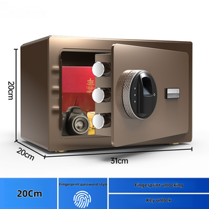 Nhỏ H20cm Nhà Văn Phòng & Khách Sạn Wifi Mật Khẩu An Toàn Trẻ Em Của Ngân Hàng Vault Với Điện Tử Kỹ Thuật Số & Key Khóa Cho Lưu Trữ An Toàn - Product Image 4