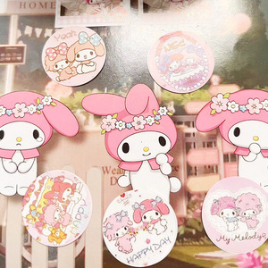 500 Pegatinas Redondas de Dibujos Animados de Doble Cara, Adhesivas, Etiquetas para Juguetes Infantiles, Decoración para Diarios, Rollo - Product Image 4