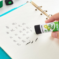 Gommes Clean 4B, lot de 6, boîte noire, pour étudiants, examens scolaires et fournitures de correction de dessins au bureau, vente en gros