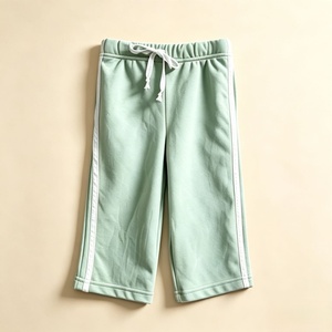 Pantalon pour bébé en coton French Terry, coupe large, imprimé personnalisé, taille élastique, longueur intégrale, pour fillettes - Product Image 2
