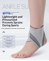 Attelle de cheville réglable pour le sport, soutien de compression en néoprène pour le basketball et le fitness, protège-cheville