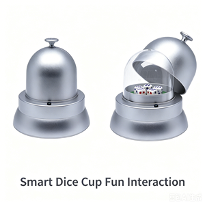 Copa <span class=keywords><strong>de</strong></span> Dados Eléctrica Automática <span class=keywords><strong>de</strong></span> Plata ABS al por Mayor con Cubierta Transparente <span class=keywords><strong>de</strong></span> PC, Genial <span class=keywords><strong>Juego</strong></span> <span class=keywords><strong>de</strong></span> Dados Automático Anti-Trampa para Juegos <span class=keywords><strong>de</strong></span> <span class=keywords><strong>Beber</strong></span> - Product Image 1
