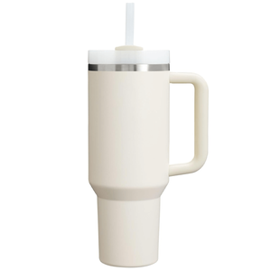 Reekoos Logo personnalisé aspirateur à double paroi 30oz 40oz tasses de voyage en plein air gobelet en métal h2.0 avec poignée et paille - Product Image 1