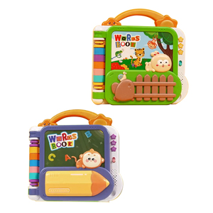 2025 New 12 M + Bé Đầu Giáo Dục Cuốn Sách Câu Chuyện Với Ánh Sáng Âm Nhạc Trẻ Em Mầm Non Học Tập Máy Đồ Chơi - Product Image 1