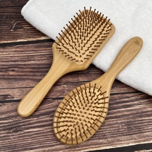 <span class=keywords><strong>Brosse</strong></span> à <span class=keywords><strong>cheveux</strong></span> en bambou naturel avec coussin d'air <span class=keywords><strong>Poils</strong></span> <span class=keywords><strong>de</strong></span> bambou pour démêler la <span class=keywords><strong>brosse</strong></span> à <span class=keywords><strong>cheveux</strong></span> en bois pour le massage du cuir chevelu Hommes Femmes - Product Image 5