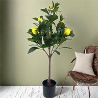 Nouvelles Plantes Artificielles en Pot : Citroniers/Kumquats à Feuilles Réalistes, Écologiques, 80 cm – Vente en Gros